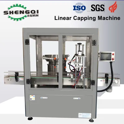 Automatic Rotary Bottles Capping Machine in Filling Production Line