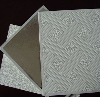 Gypusm Ceiling Sheet Laminated Tile