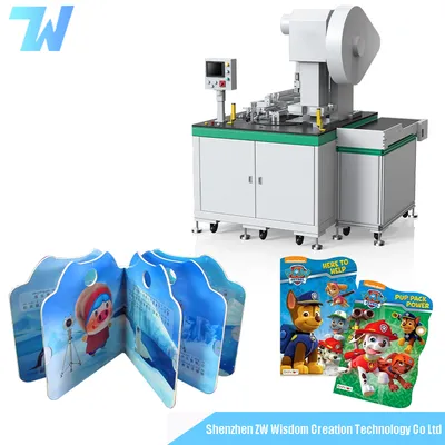Automatic Hardcover Notebook Cutting and Punching Machine Paper Processing Machinery