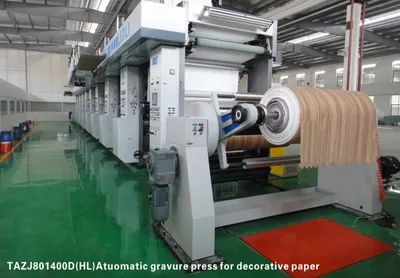 Tazj801400 (DL) High Speed Decorative Paper Printing Machine