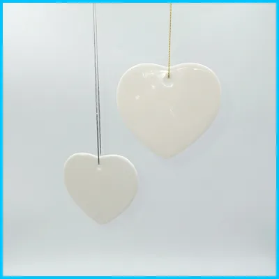 Sublimation Blanks Ceramic Ornaments Heat Transfer Printing