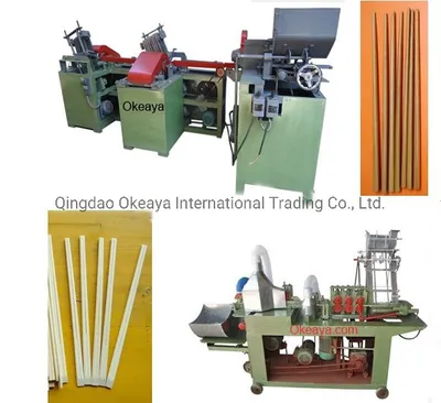 Fully Automatic Disposable Wooden / Bamboo Chopstick Making Machine