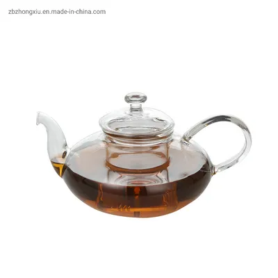 Borosilicate Glass Tea Pot Hand Made Glass Tea Pot