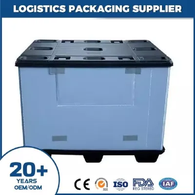 Reliable China Collapsible Foldable Plastic Pallet Box with Fast Delivery