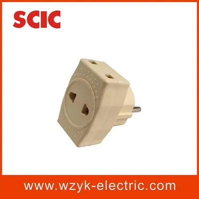 (YK312) Europe Electrical Travel Wall Plug Adapter