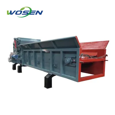 Automatic Large Drum Tree Branch Wood Chipper Shredder Machine Diesel