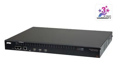 Aten 48-Port Serial Console Server with Dual Power/LAN: Sn0148co