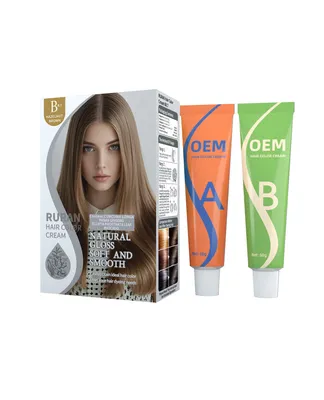 China Hair Color Manufacturer Custom Natural Black Hair Color Cream OEM Hair Dye