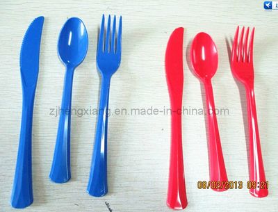 Disposable Plastic PS Colored Cutlery