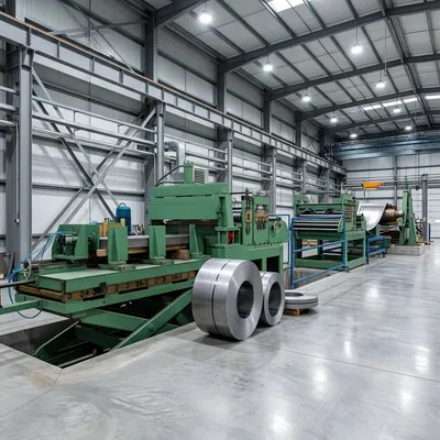 1 X 1250mm Steel Coil Straightening Cut to Length Line