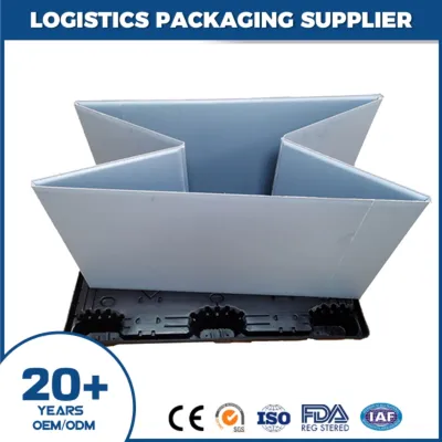 China Collapsible Foldable Plastic Pallet Box with Quick Assembly Features