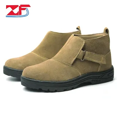 Safety Boot Safety Shoes Leather Brown Boot High Shoe Sole
