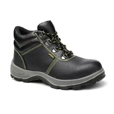 Comfortable Old-Style Safety Steel-Toe Safety Work Boots for Construction Sites
