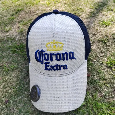 Paper Cloth Mesh Baseball Cap Bottle Opener Hat Summer Sun Cap Can Open The Cap Hat Sports Hat Papyrus Woven Net Hat