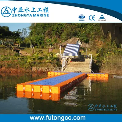 Plastic Pontoon Floating Jetty Modular Floating Dock Thailand