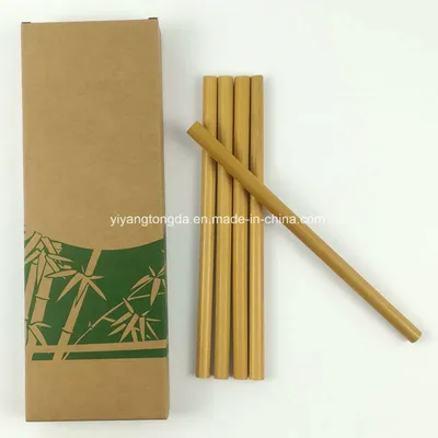 Various Sizes Biodegradable Reusable Juice Bamboo Straw