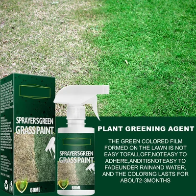 Turf Restoration Spray for Reviving Dormant Drought-Stricken Lawns