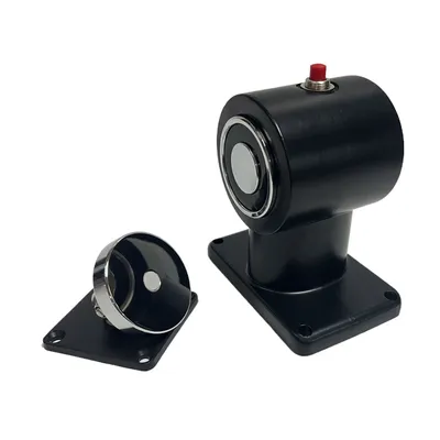 Black DC12V/24V Floor Mount Electric Magnetic Door Holder Magnet Door Stopper with Release Button