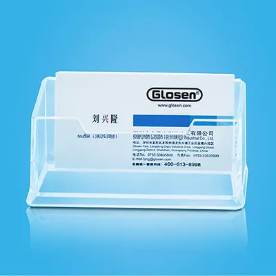 Desktop Single Tier Plastic Plastic Name Card Case
