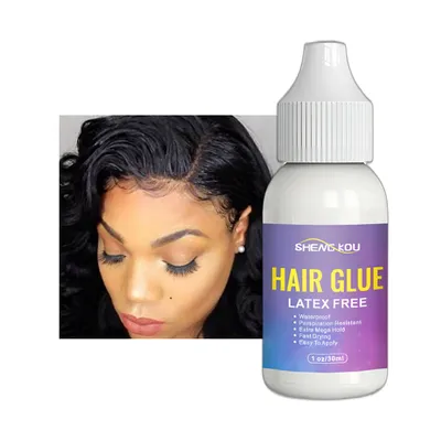 Factory OEM Private Label Waterproof Lace Wig Adhesive Fast Drying Hair Extension Bonding Wig Glue