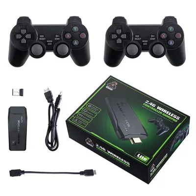 M8 Handheld Game Player Wireless Controller Gamepad 32g Video Game Console with 2 Controllers Handheld Games for Kids & Adults