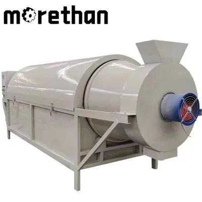Drum-Type Sawdust Drying Equipment Wood-Coal Rotary Drum Dryer Sawdust Sludge Sand Grain Dryer