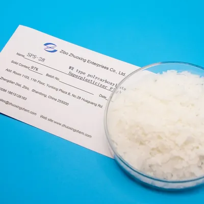 High Performance Polycarboxylate Superplasticizer Flake Sps-28 Water Reducing Type 97 Solid Content