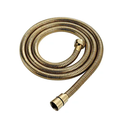 High Pressure Stainless Steel Bathroom Flexible Metal Shower Accessories Shower Hose in Brushed Bronze