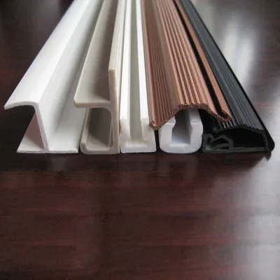 Different Shapes Extrusion PVC Plastic Profile