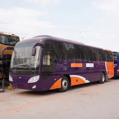 Second Hand 50 Seater Bus Zk6120 with Air Conditioner Coach Bus