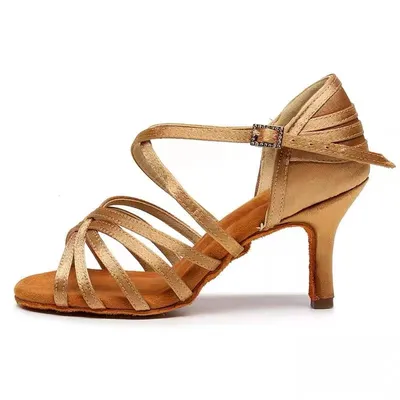 Fa-554 Professional Latin Dance Shoes for Women, High-Heeled Dance Shoes