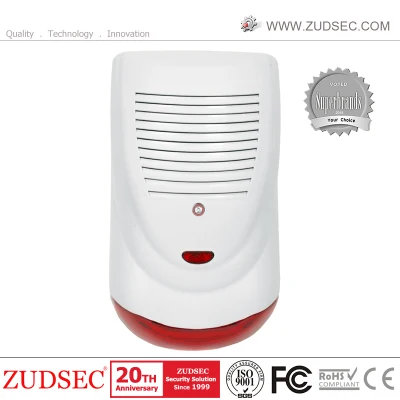 Waterproof Outdoor Security Electric Piezo Horn Fire Sound Flash Strobe Light Alarm Siren with Bell Box