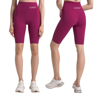 High Waisted Tummy Control Yoga Workout Running Tights Sports Gym Biker Shorts