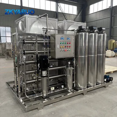 2500lph Reverse Osmosis System, RO Well Water Purifier, Brackish Water Desalination Machine with 99.5% Salt Rejection, OEM ODM CE ISO9001