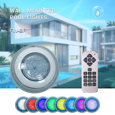 New Arrival Wall Mounted Stainless Steel Remote Control Pool Light 6W 9W Underwater LED Swimming Pool Light