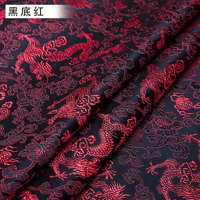 Real Silk Phoenix Tail Tang Dress Children's Cotton Dress Gold Wrapped Brocade Fabric