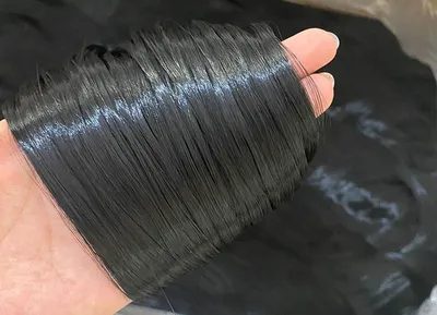 Cheap Good Quality Long Straight Imported Soft Silk for Doll Hair Weft Fiber