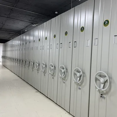 Archive Compact Shelving Storage Adjustable Shelf Movable Cabinet High-Density Manual Mobile Shelves