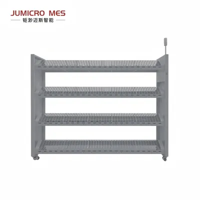 Single-Sided 13-Inch Smart Sensing Reel Rack in White
