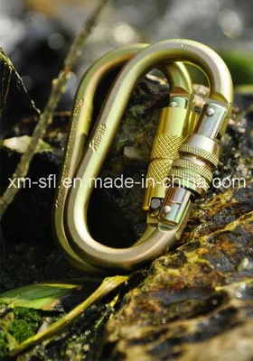 Anpen Steel Climbing Carabiner, Safety Karabiner for Fall Protection (C16)