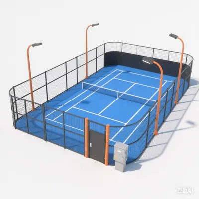 High-Quality, Long-Life, Tear-Resistant, Anti-Fading, Easy to Clean, Anti-Slip, Wear-Resistant, Smooth Drainage, Artificial Turf Slurry Tennis Court