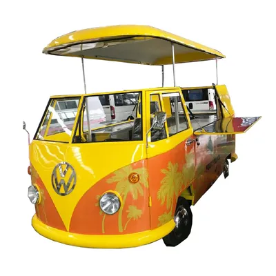 High Quality Mobile Food Truck 430cm Length Electric Snack Fast Food Kiosk Trailer for Street Sale Food Vending Van