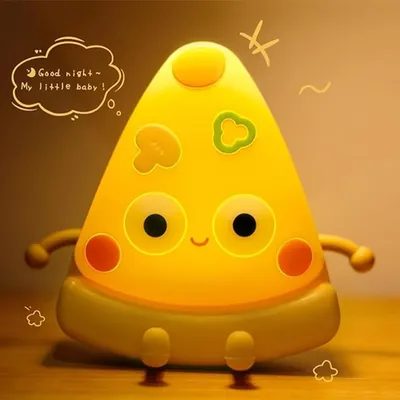 Customized Cute Pizza Night Light LED Small Night Light for Kids