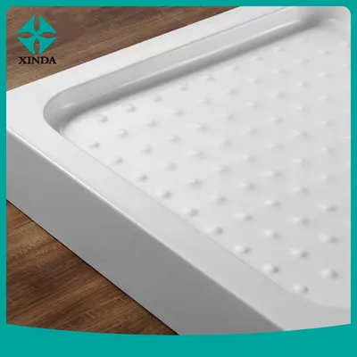 Hotel Acrylic Solid Surface Sanitary Ware Shower Tray