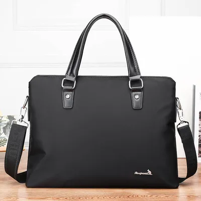 Custom Bf2311 Briefcase Men's Oxford Cloth Casual Business Large Capacity Laptop Bag Tote Handbag Manufacturer for Man Bag