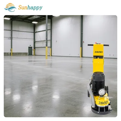 High Speed Concrete Grinder Machine Various Surface Polishing Grinding Dustless Concrete Floor Grinder