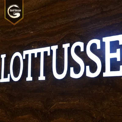 Factory Aluminum Acrylic LED Channel Dimensional Letters and Numbers Store Retail Sign for Advertising