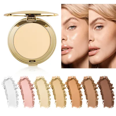 Customizable Vegan Face Powder with Long-Lasting Matte Finish