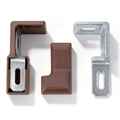 Metal and Plastic Sturdy Shelf Bracket Table Support Corner Bracket Corner Brace