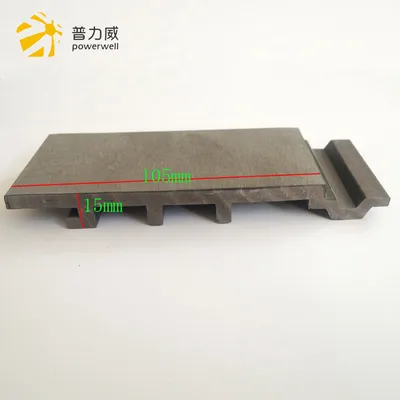 105X15mm Interior Wall Decoration Wood Plastic Composite Panel